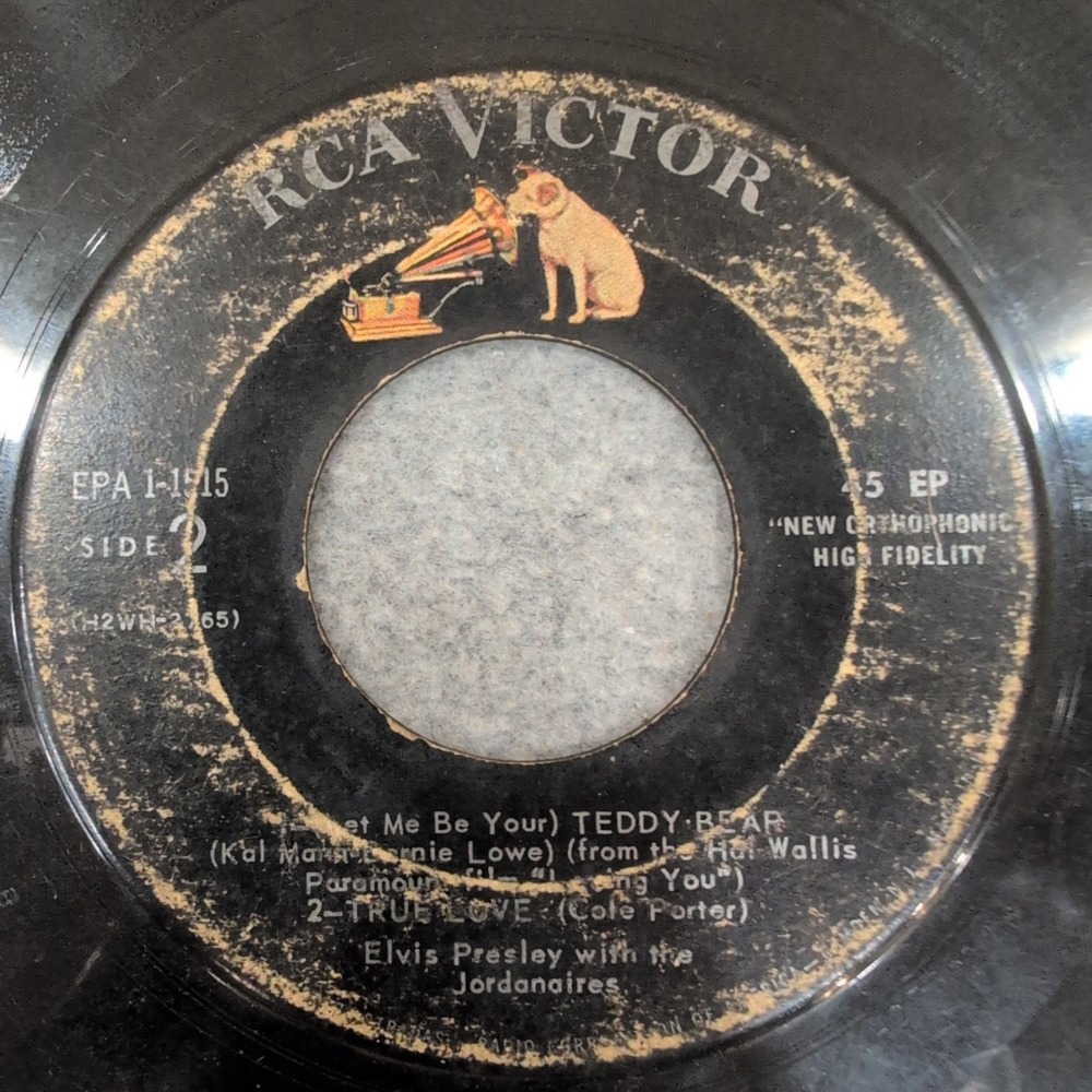 Elvis Presley Loving You EP 45 RPM RCA Victor EPA 1-1515 Teddy Bear True Love - Picture 1 of 4